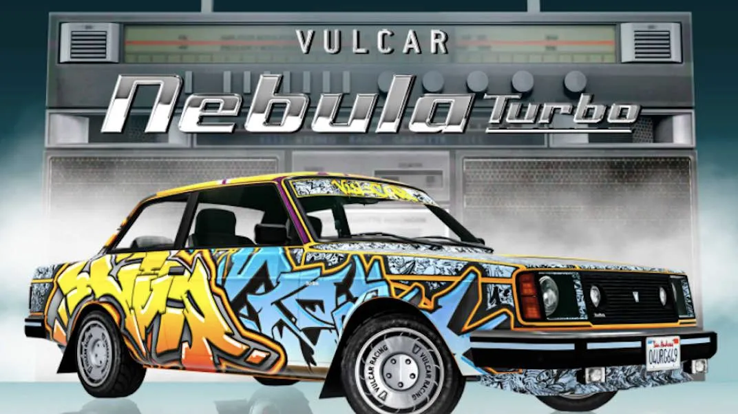 For the October 7th, 2021 Grand Theft Auto Online weekly update the podium vehicle is the Nebula Turbo.