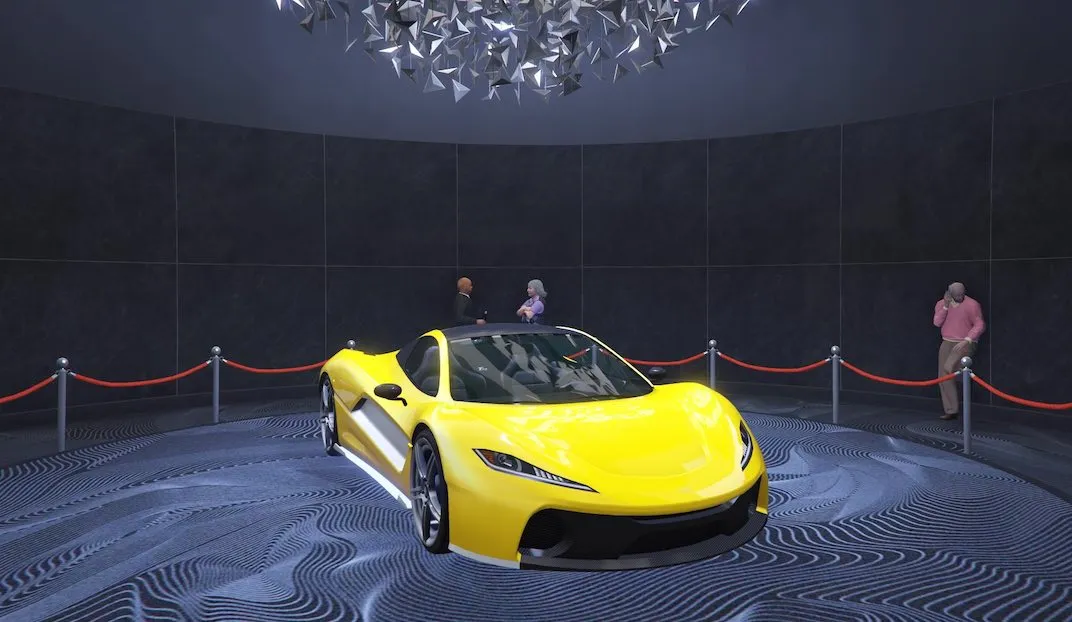 For the November 24th, 2022 Grand Theft Auto V Online weekly update the podium vehicle is the Progen T20