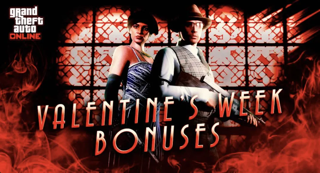 GTA Online Weekly Update - Valentine's Week Bonuses