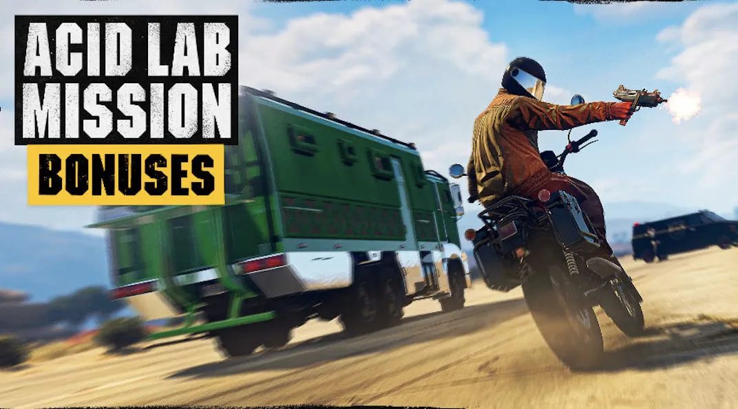 GTA Online Weekly Update - Acid Lab Mission Bonuses