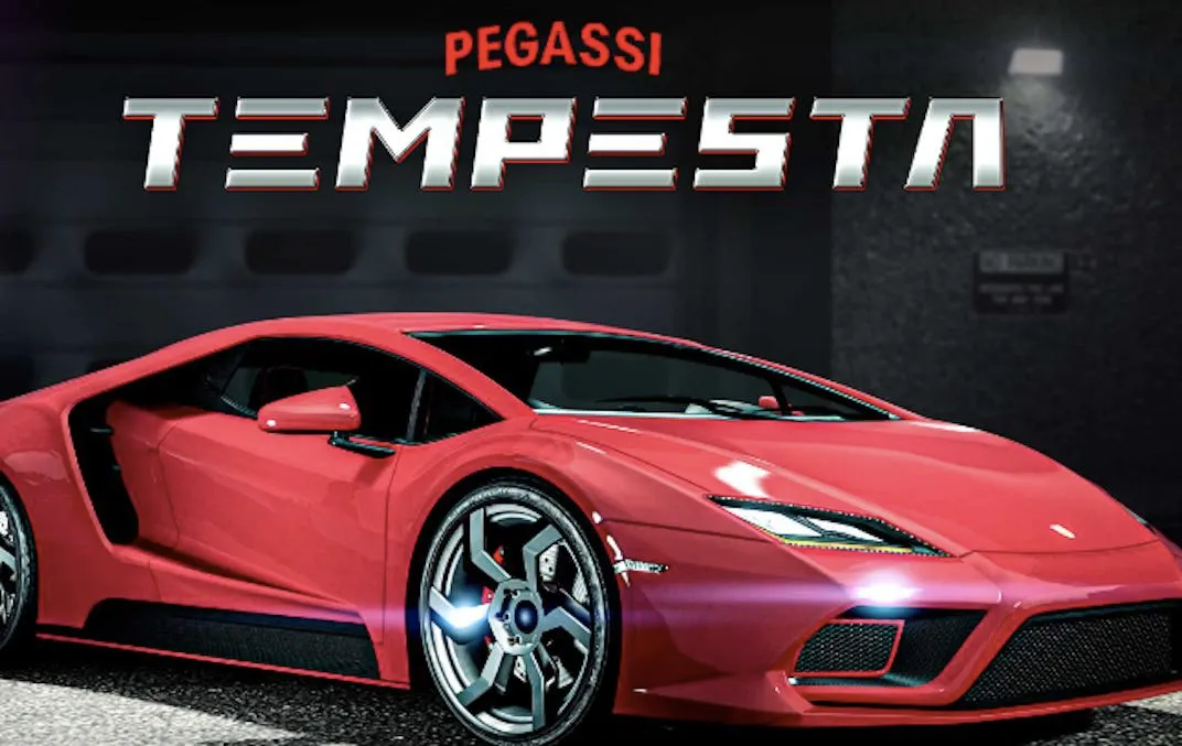 For the Grand Theft Auto V Online September 15th, 2022 weekly update the podium vehicle is the Pegassi Tempesta.