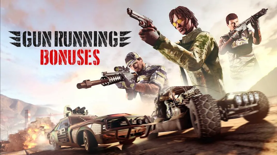GTA Online Weekly Update - Gun Running Bonuses