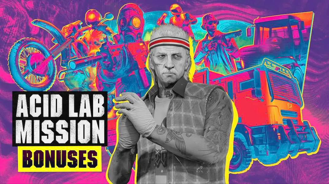 GTA Online Weekly Update - Acid Lab Mission Bonuses